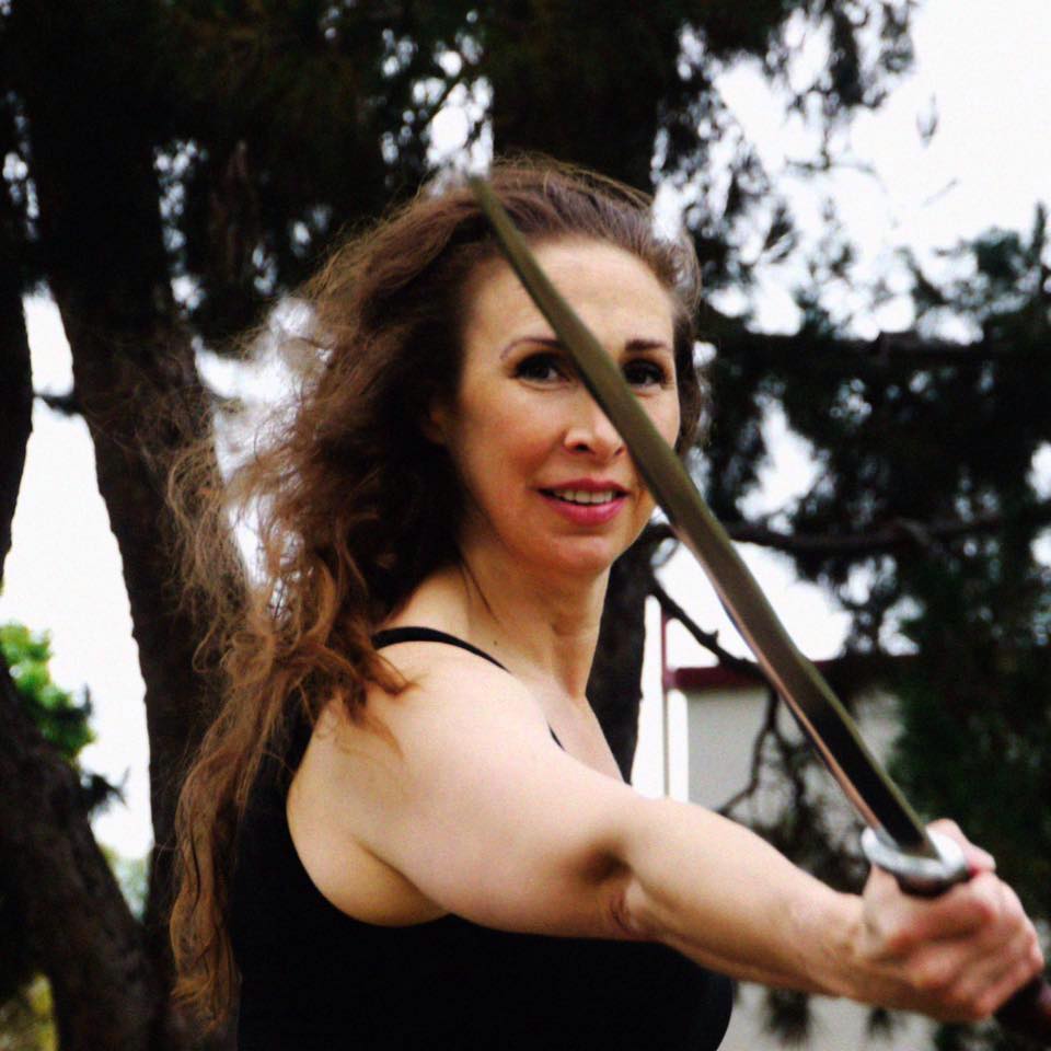dana with sword